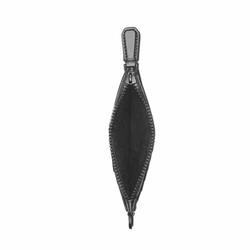 Montblanc Card Holder 8cc with Zip in Extreme Leather Black - Image 3