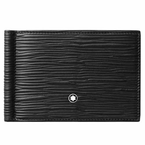 Montblanc 6cc wallet with Meisterstück 4810 money clip Black