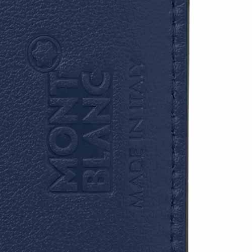 Montblanc Meisterstuck 8cc card holder with zipped pocket Blue - Image 3