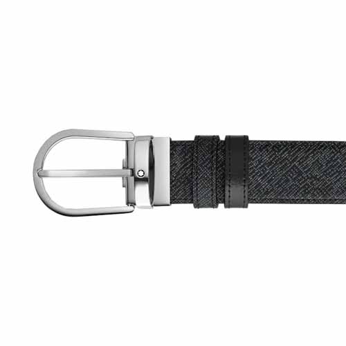 Montblanc Horseshoe 35 mm Reversible Belt in Sartorial Leather - Image 2