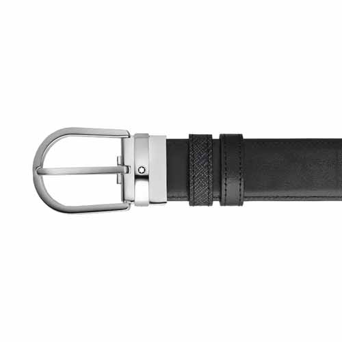 Montblanc Horseshoe 35 mm Reversible Belt in Sartorial Leather - Image 3