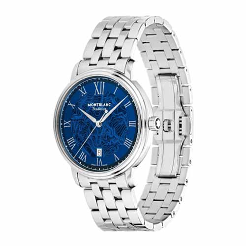 Montblanc Tradition Automatic Date 40 mm Blue - Image 2