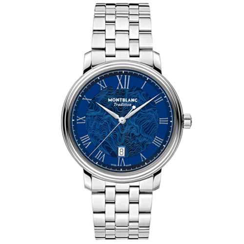 Montblanc Tradition Automatic Date 40 mm Blue
