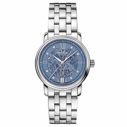 Montblanc Tradition Automatic Date 32 mm Light Blue