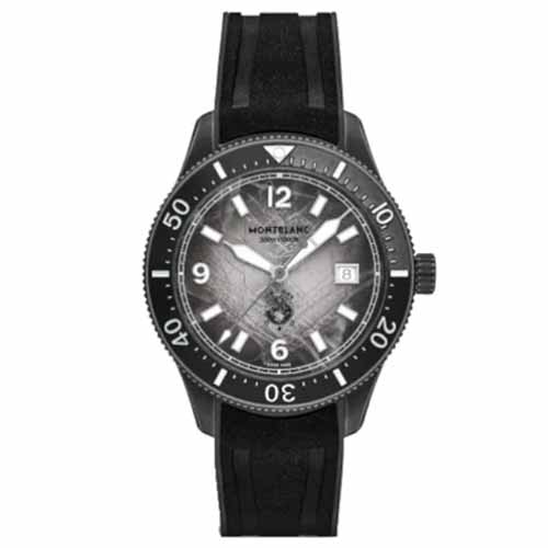 Montblanc Iced Sea Automatic Date 0 Oxygen Black
