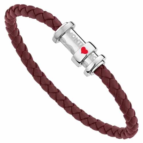 Montblanc Meisterstück bracelet, a tribute to the novel "Around the World in 80 Days", heart